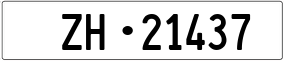 Truck License Plate